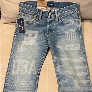 BNWT Polo Sport Ralph Lauren Slim Straight Jeans 30/30